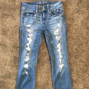 American Eagle Crop Jeans
